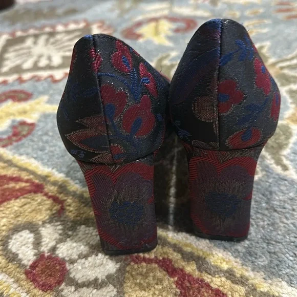 Marc Fisher Red and Purple block  3” Heels - Picture 8 of 8
